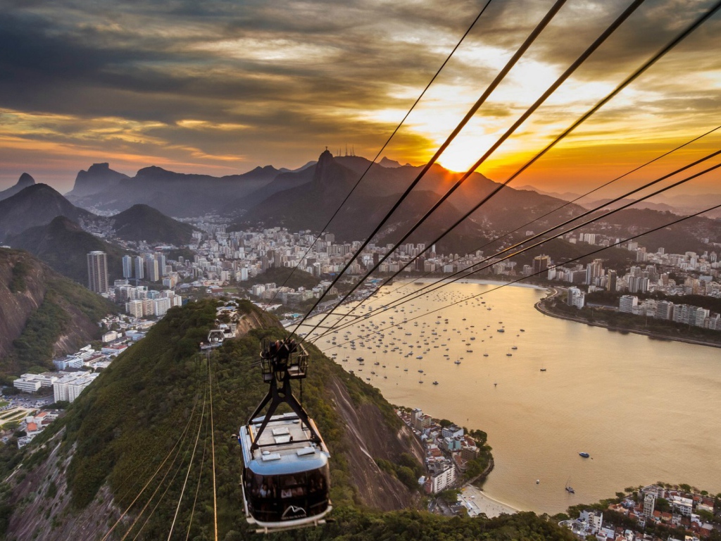 Канатная дорога в Рио-де-Жанейро