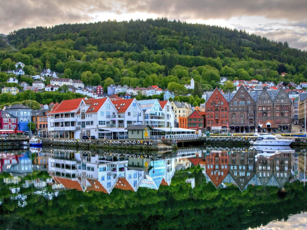 Уютный европейский город