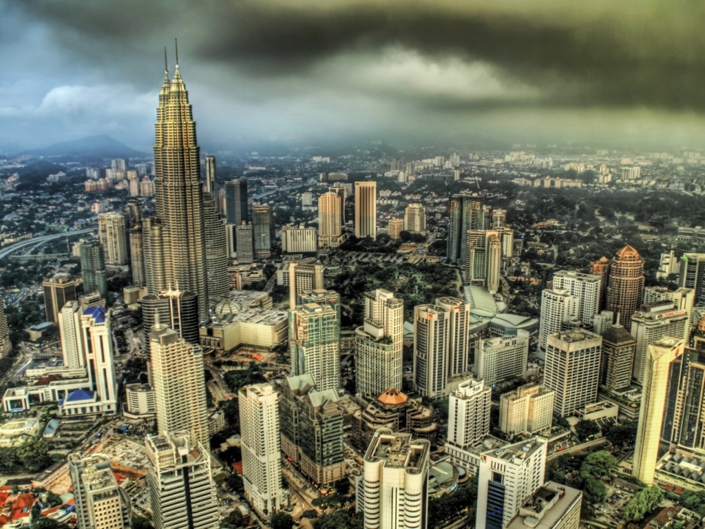Панорама города Куала-Лумпур