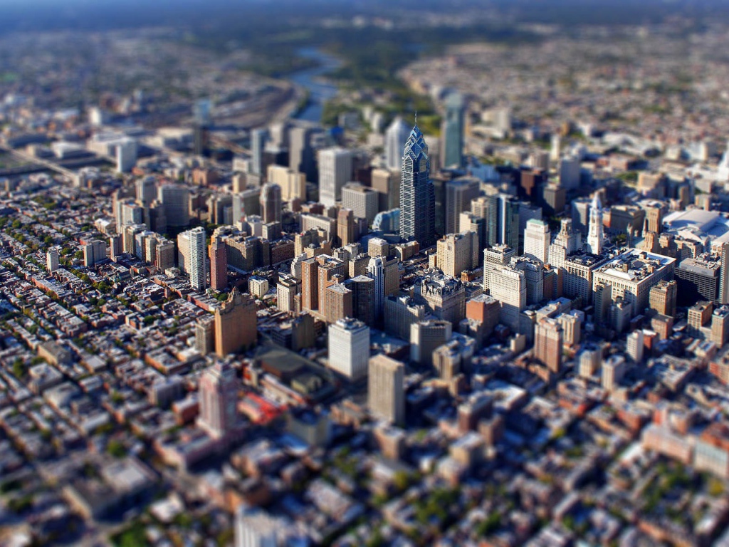 Панорама города Филадельфия