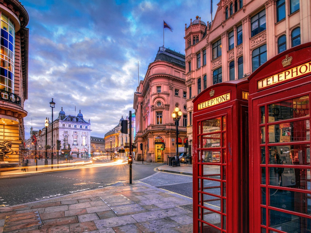 Розовые дома в Лондоне