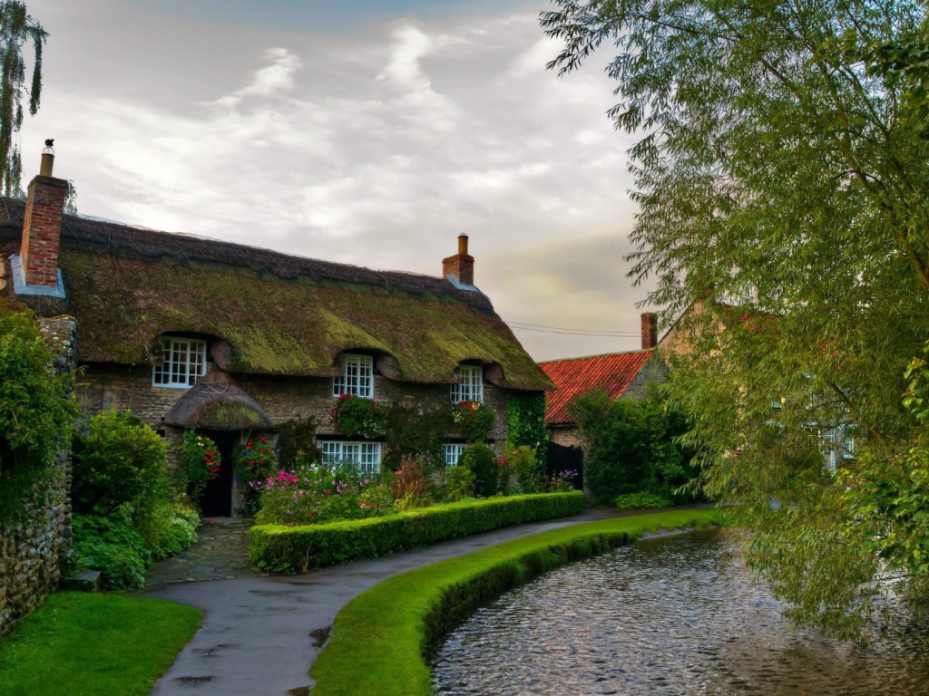 Улица в английском городке Торнтон-ле-Дейл