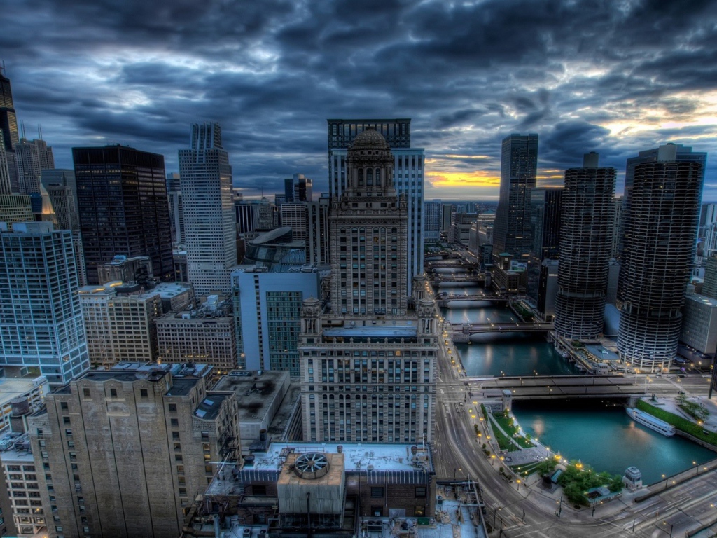 Летний вечер в Чикаго