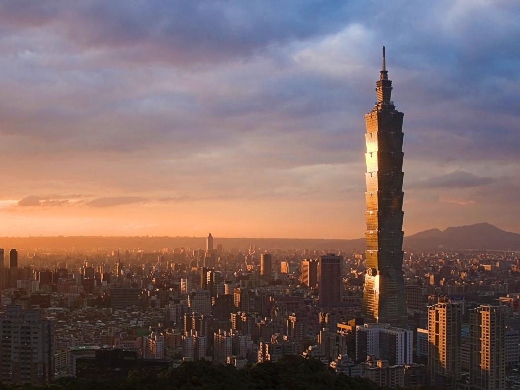Небоскреб Тайпей 101 на Тайване