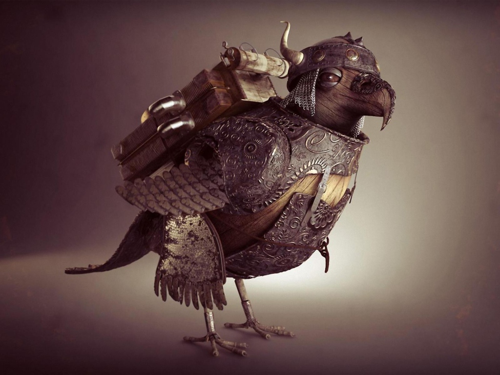 Птица в боевой броне