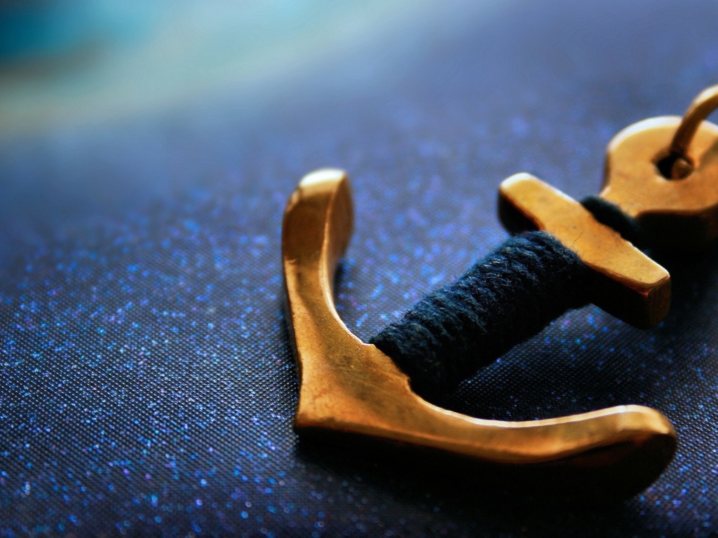 Брелок в виде якоря