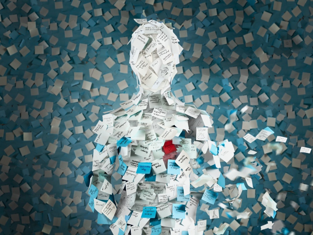 Человек из стикеров