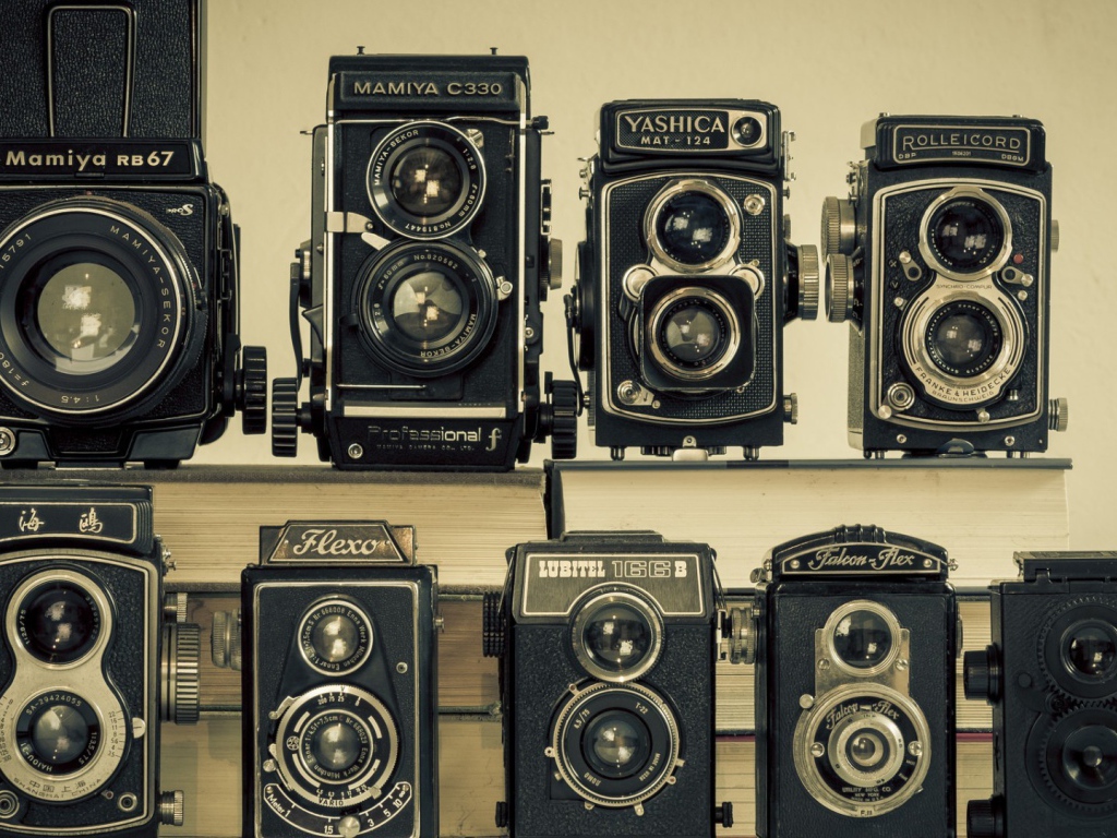 Модели старых фотоаппаратов