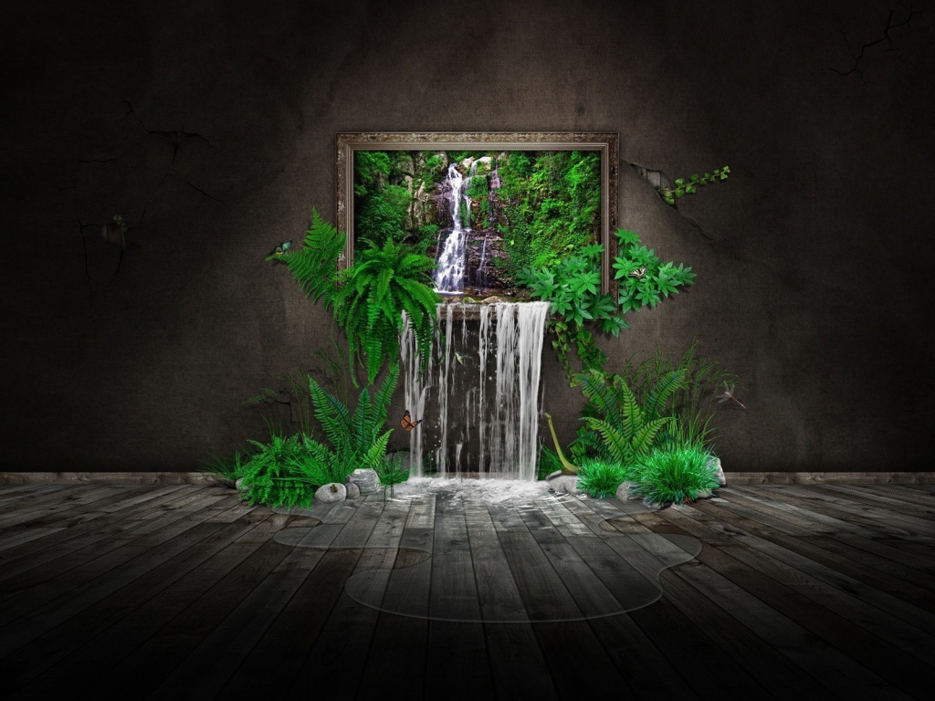 Природа ворвалась в окно