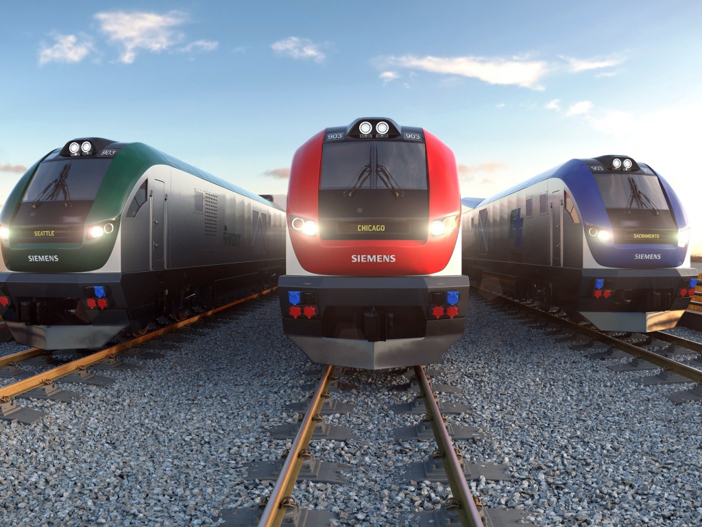 Три скоростных поезда Siemens Charger