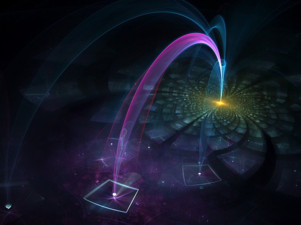 Дуги розового света