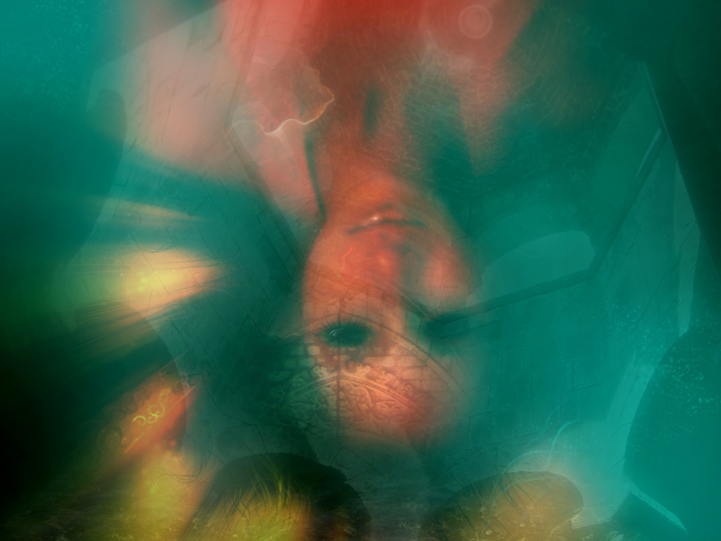 Отражение девушки