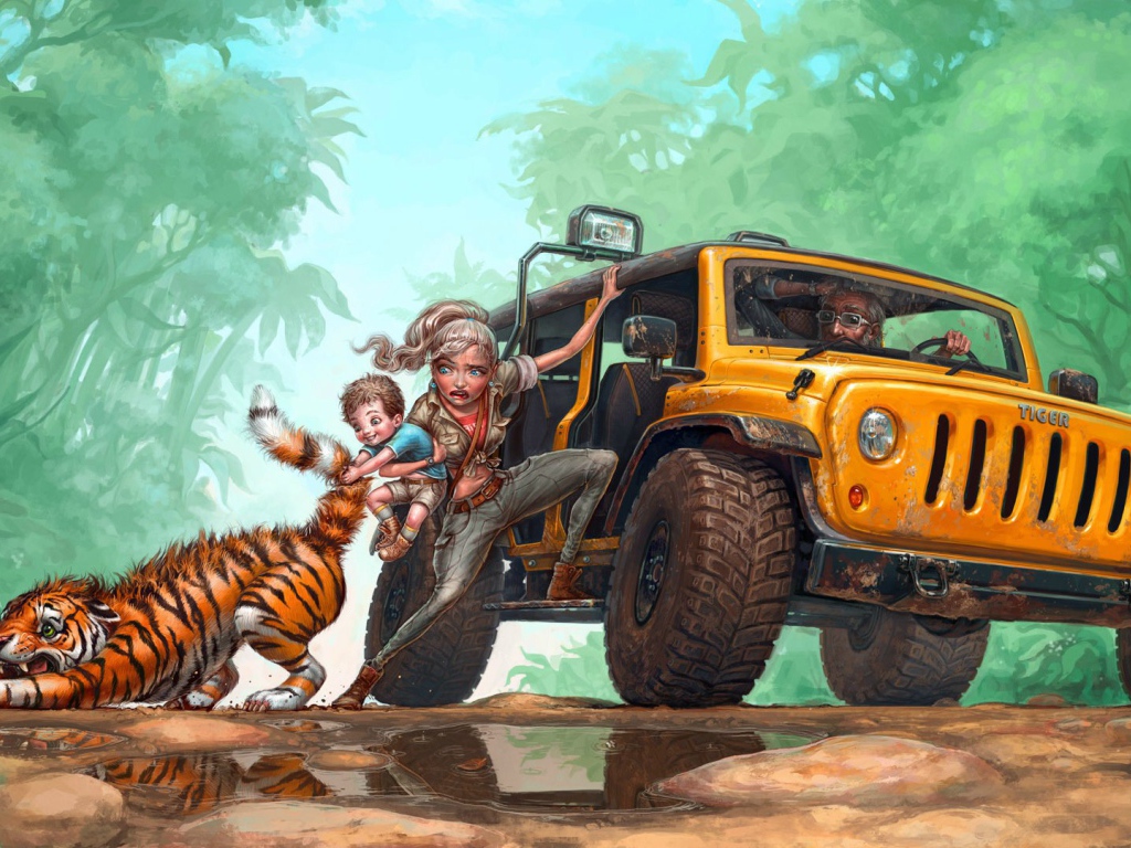 Случай на сафари