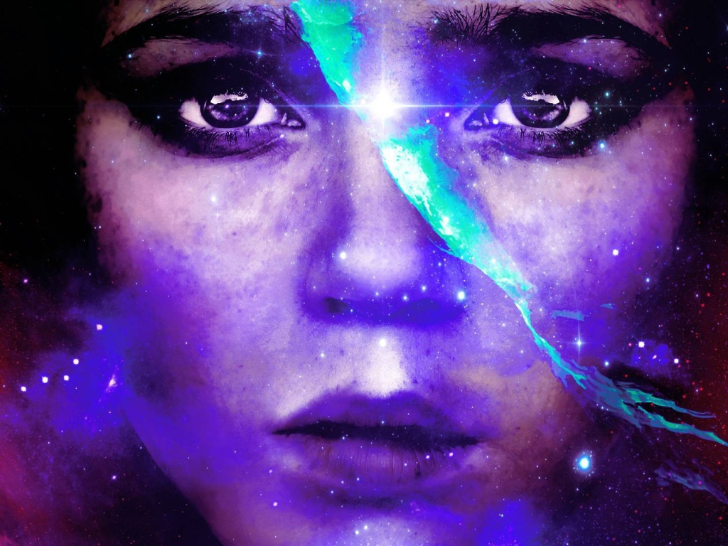 Грустная звездная девушка