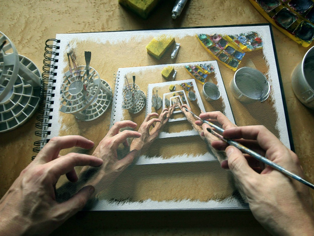 Руки художника