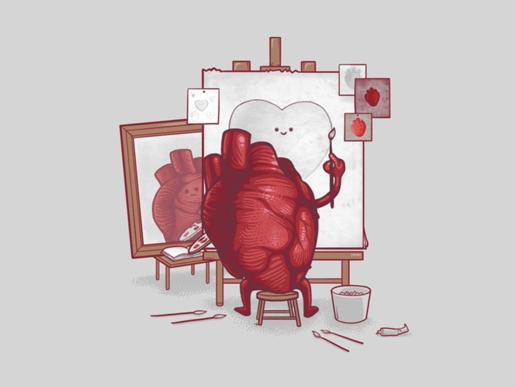 Сердце рисует автопортрет