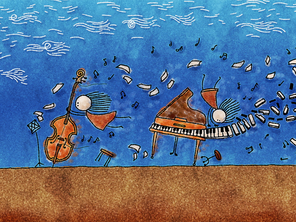 Ветром сдувает музыку