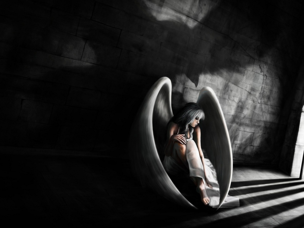 Ангел сложил крылья у темнице