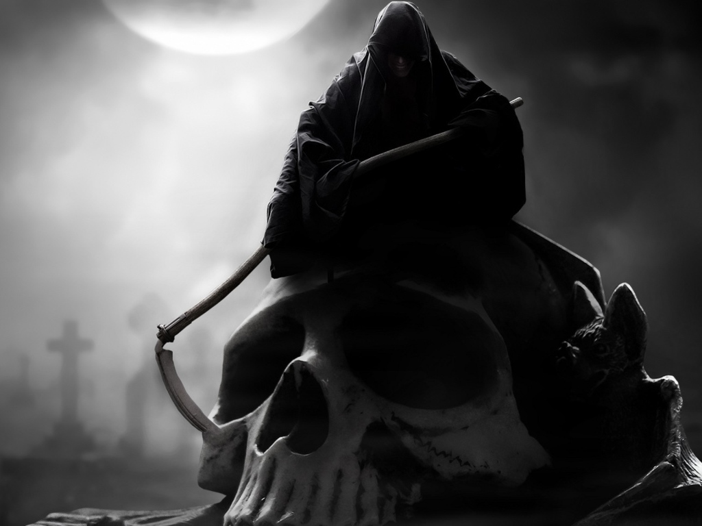 Смерть на большом черепе