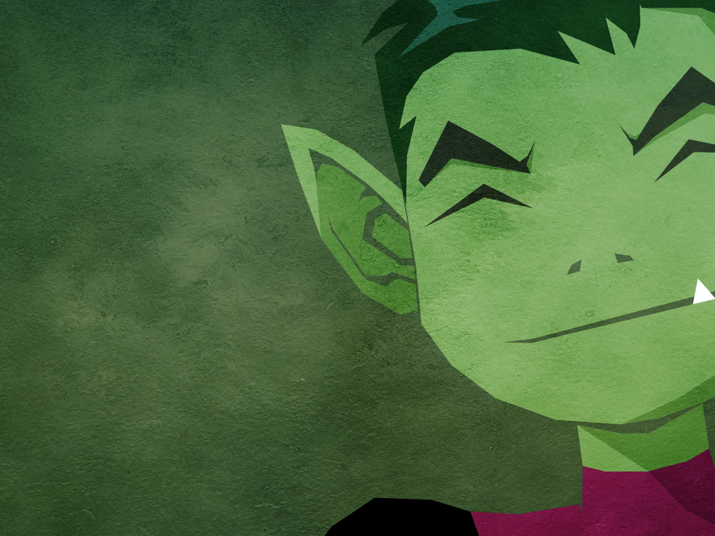 Зеленый персонаж комикса Юные Титаны