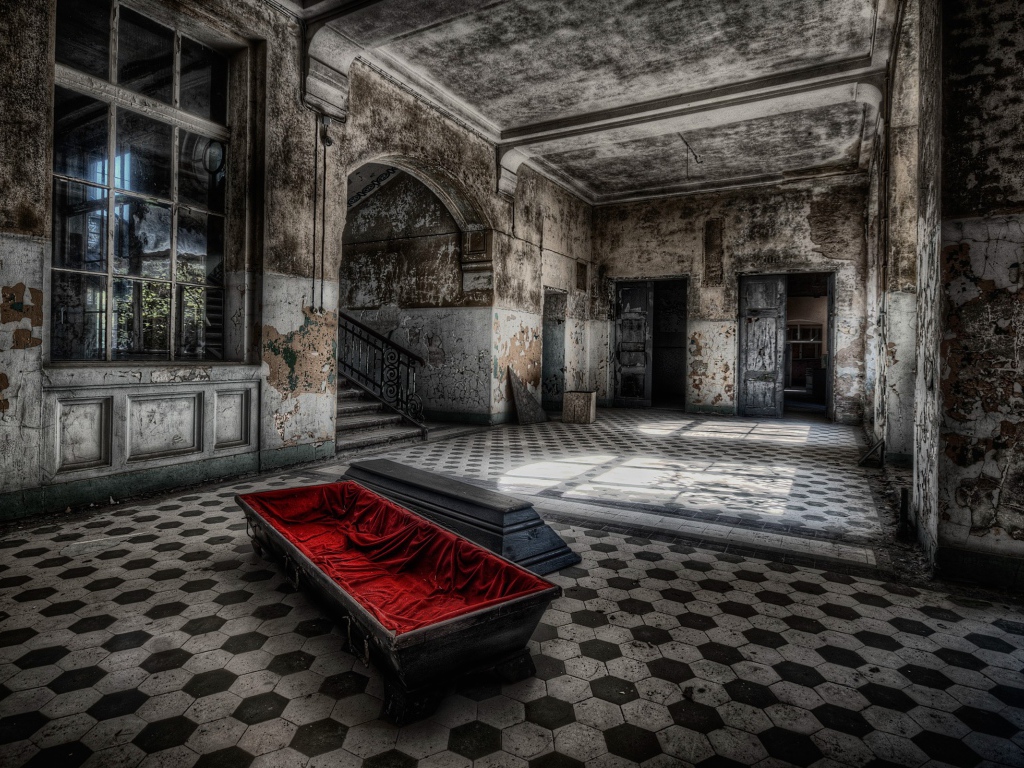 Жилье мертвого Дракулы, фото HDR