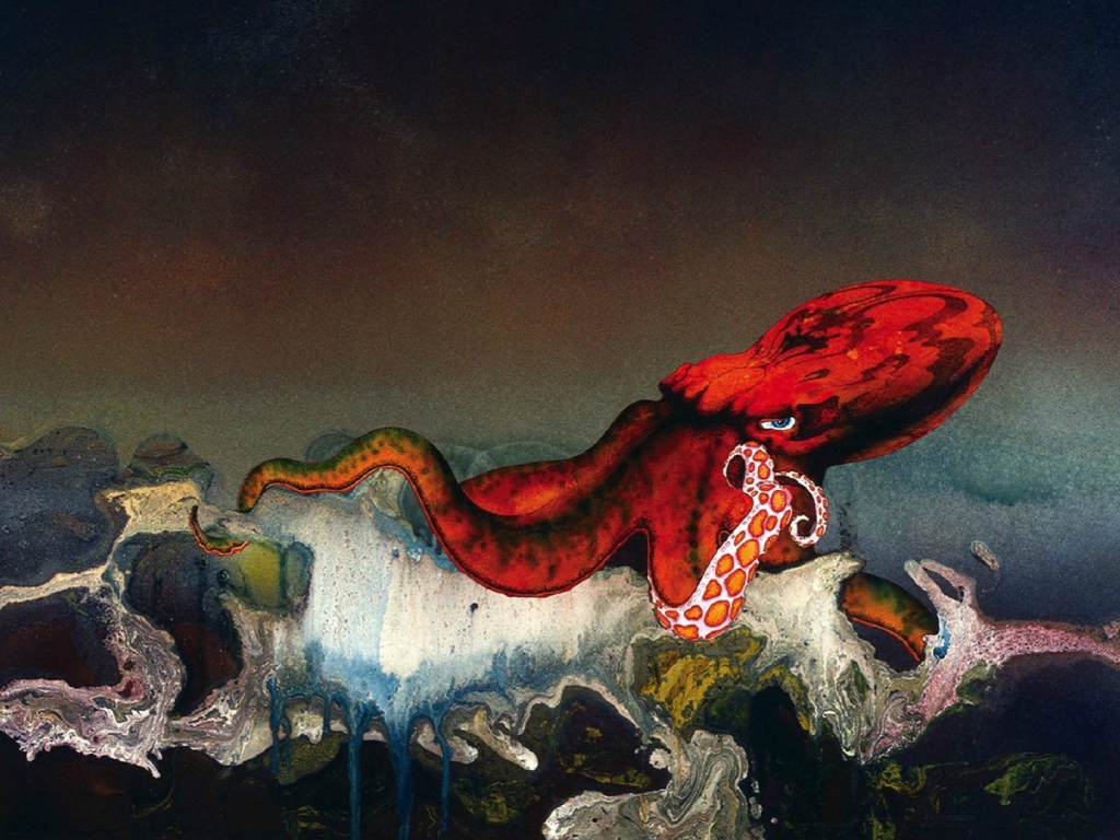 Владыка морей красный осьминог