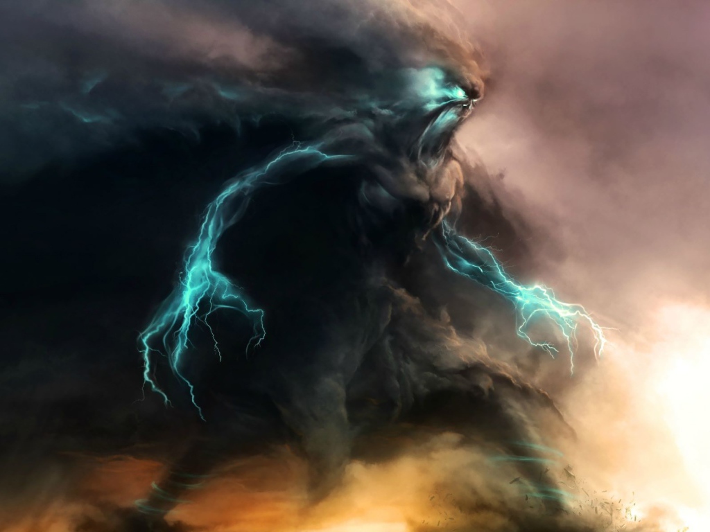 Монстр из дыма и молний
