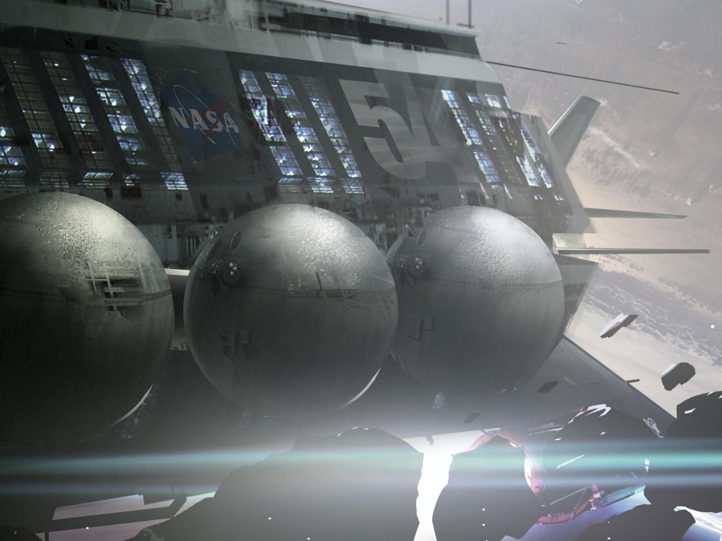 Космический корабль НАСА в будущем