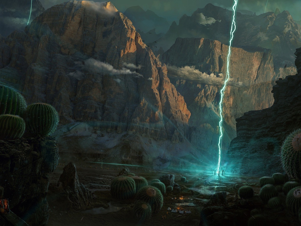 Планета молний и кактусов