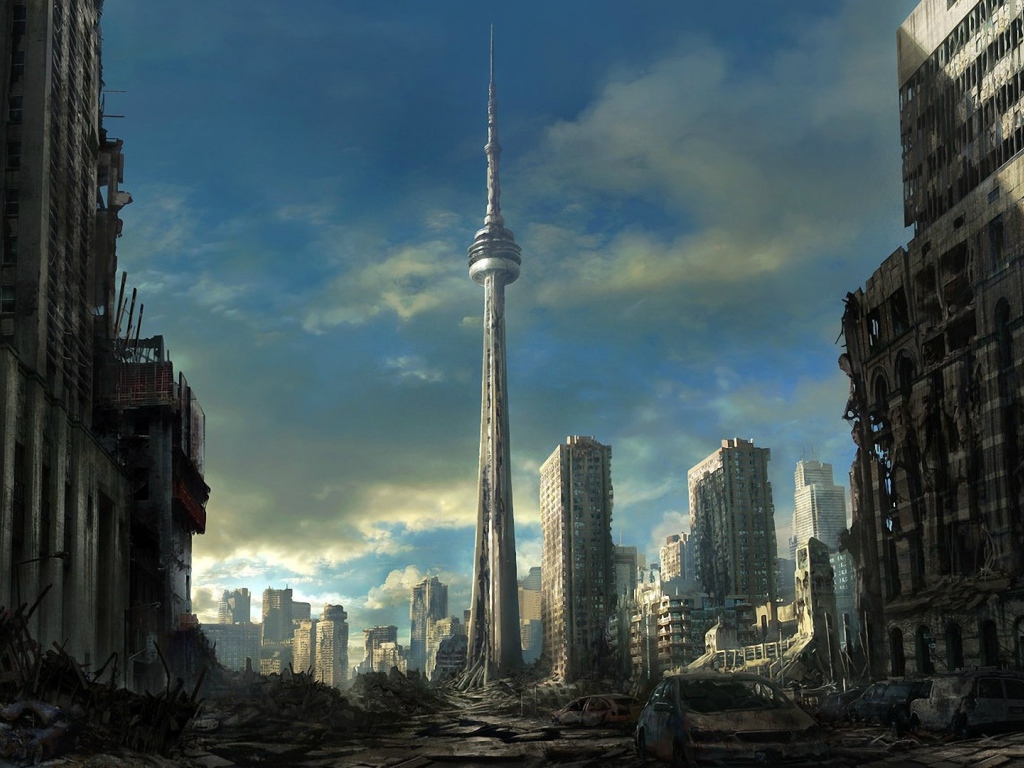 Руины Торонто, постапокалипсис