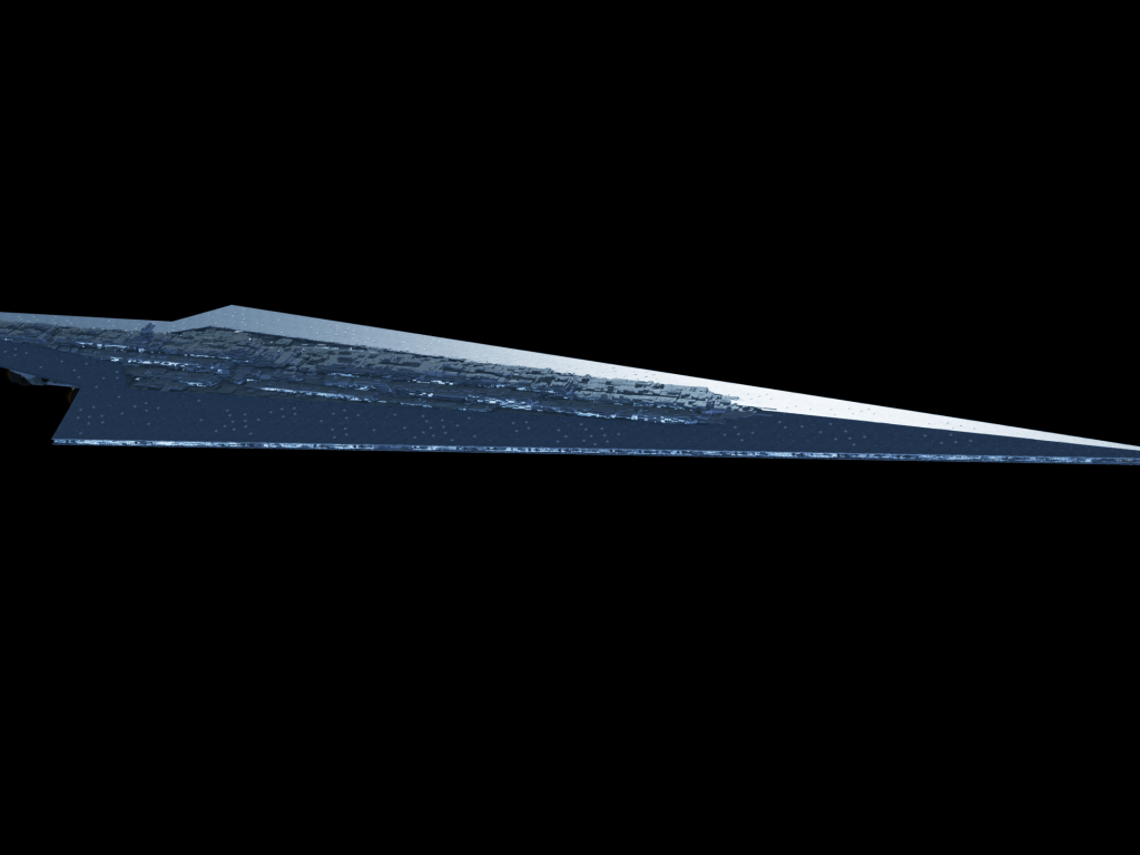Корабль Super Star Destroyer в Звездных войнах