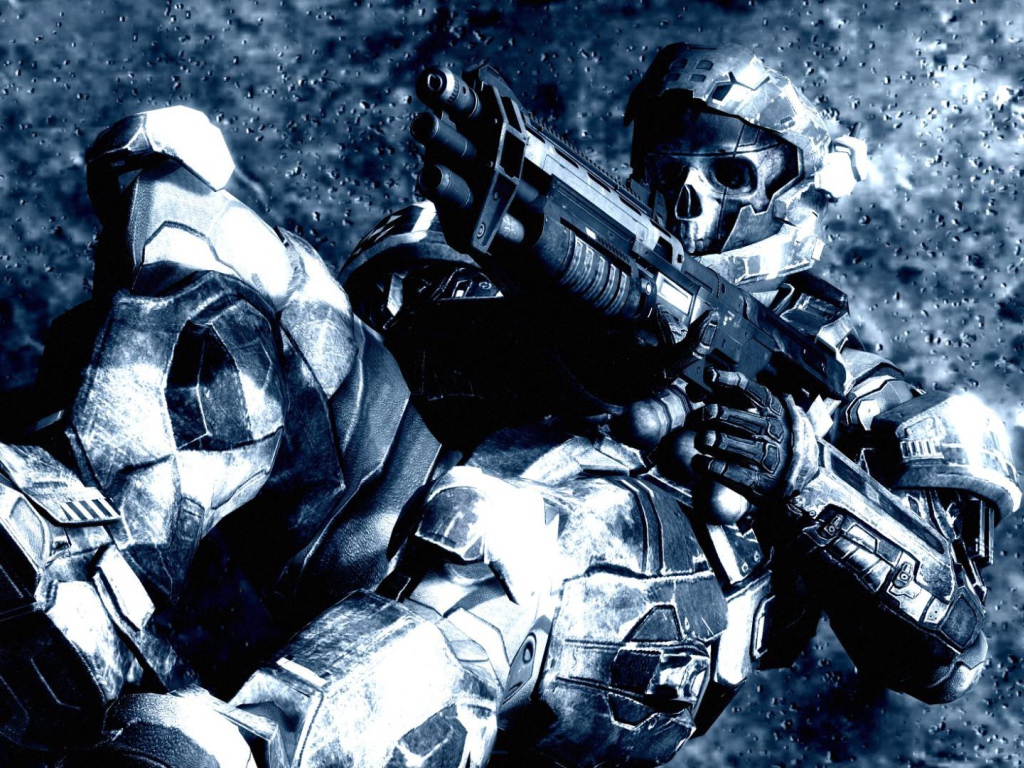 Замерзший солдат космического спецназа