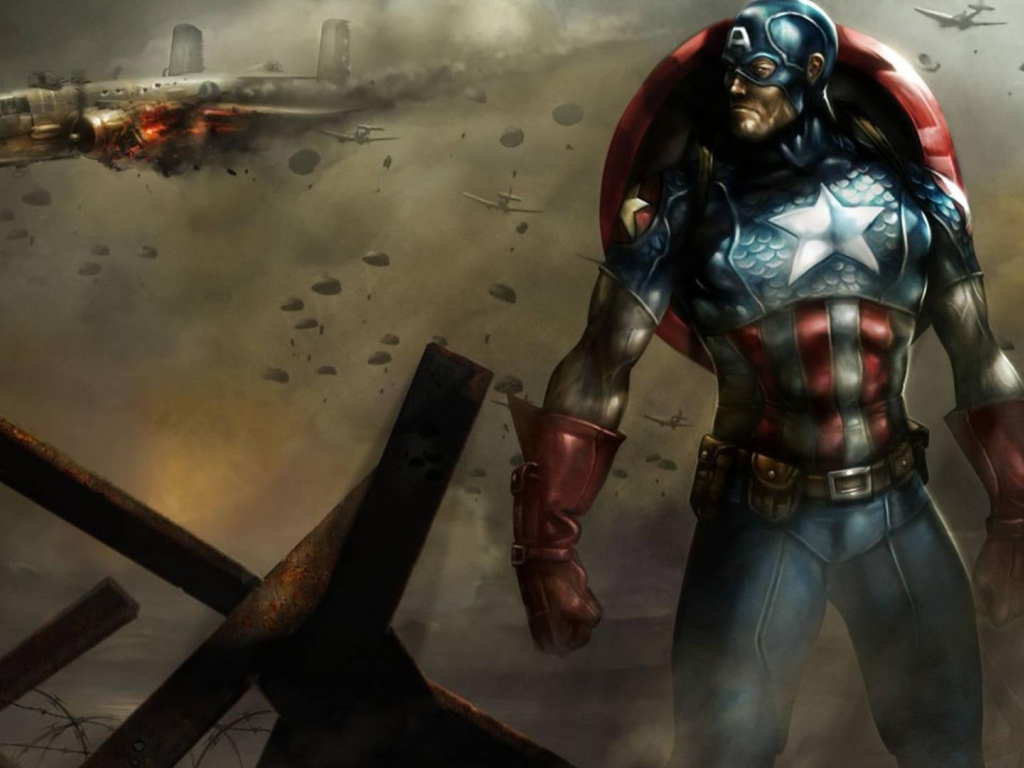 Супергерой Капитан Америка, студия Марвел