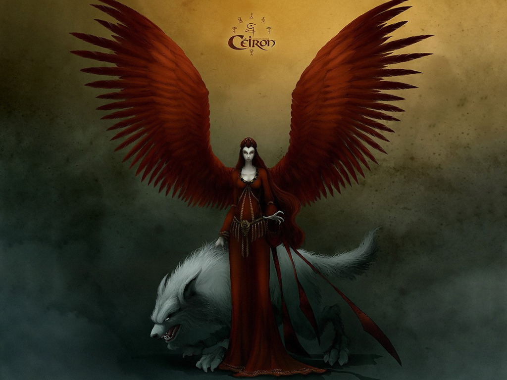 Ангел и белый волк