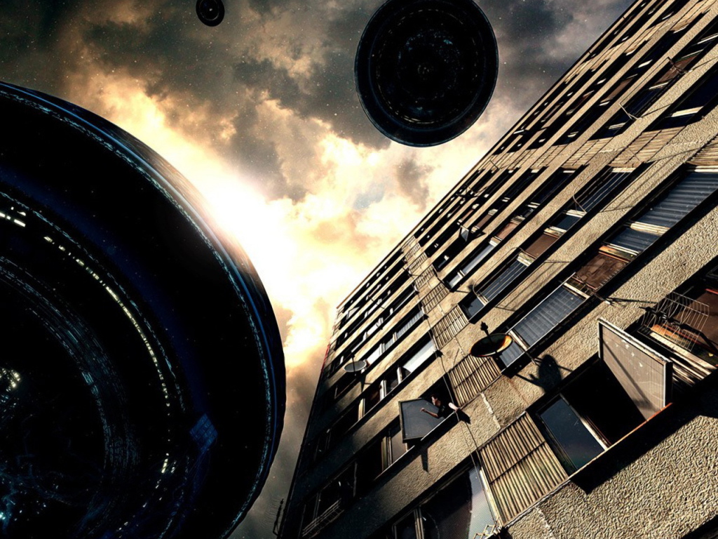 Прилет летающих тарелок