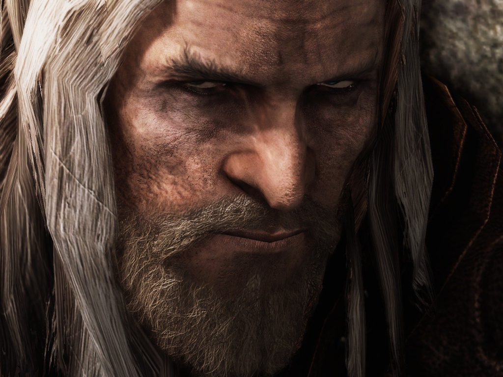 Седой маг с длинными волосами