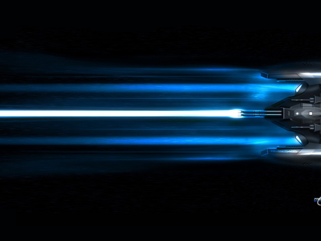 Плазменный след космического корабля