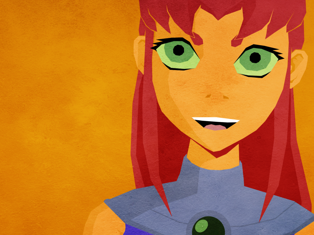 Девушка из комикса Юные Титаны