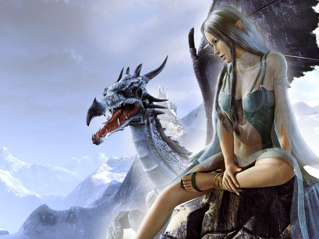 Фея и дракон