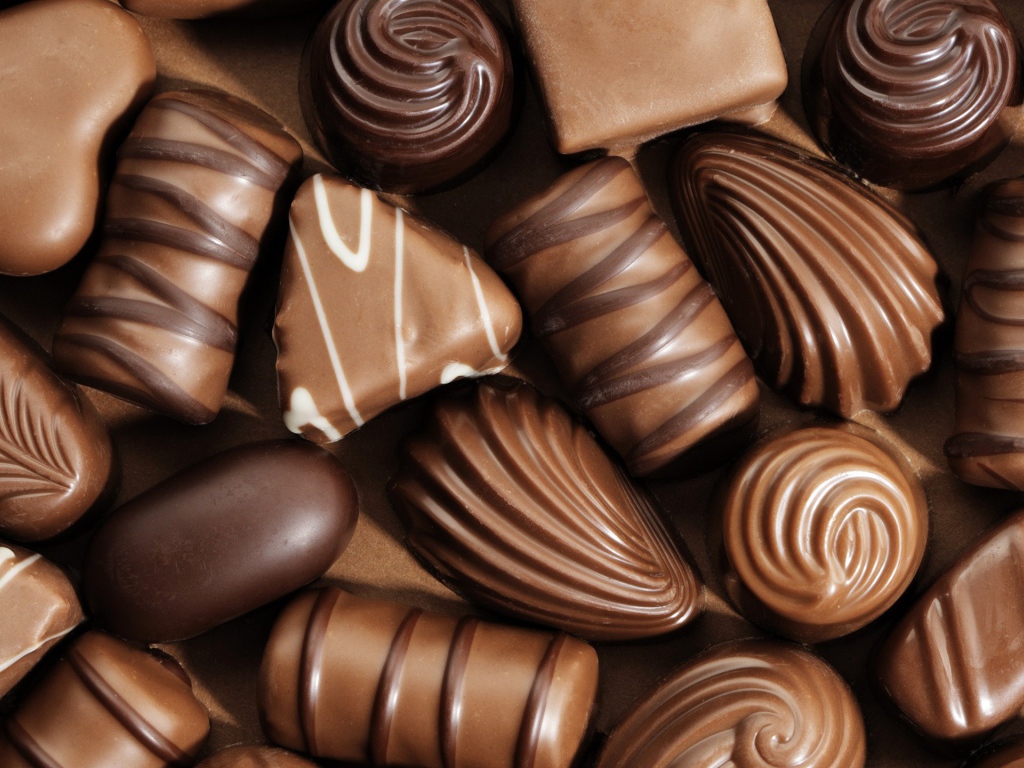 Красивые шоколадные конфеты