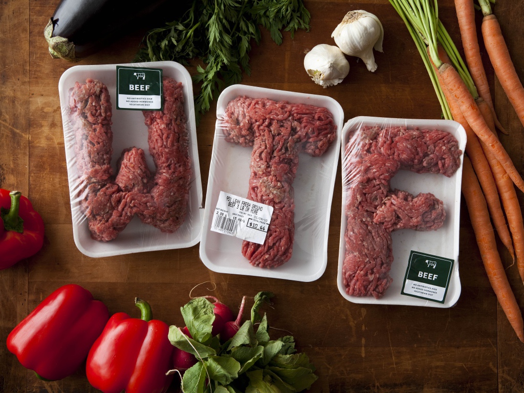 Креативная упаковка мясного фарша