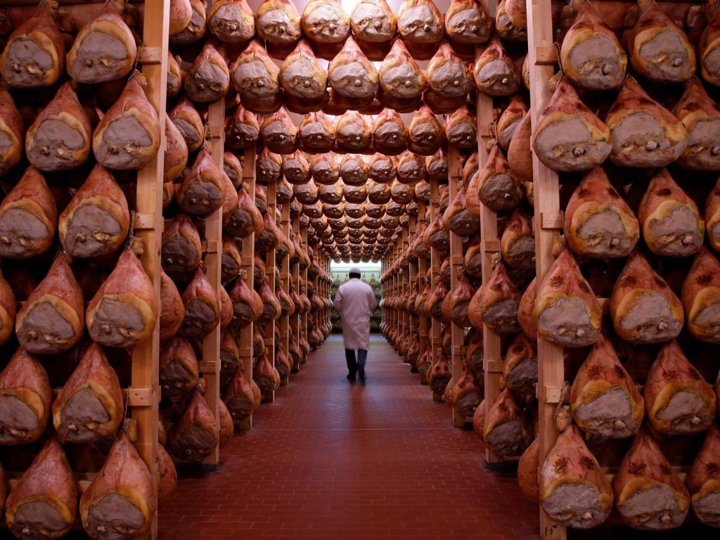 Холодильник с окороками