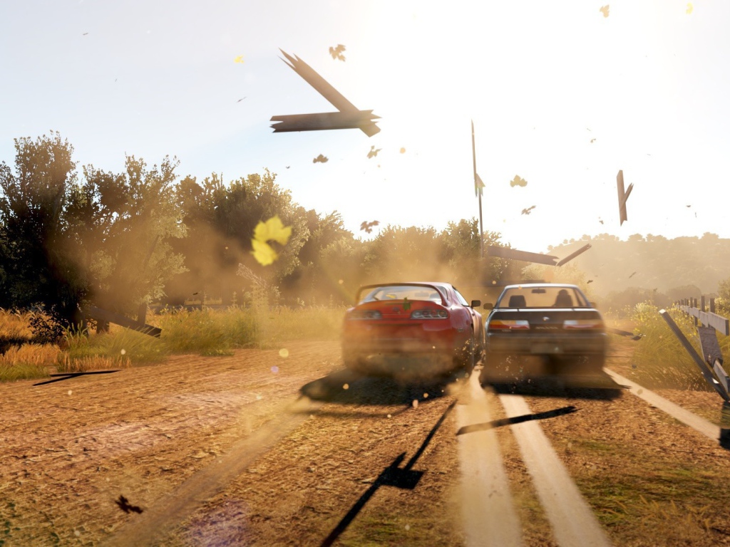 Авария в игре Forza Horizon