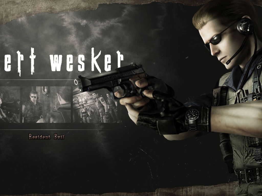 Альберт Уэскер из игры Resident Evil HD Remaster