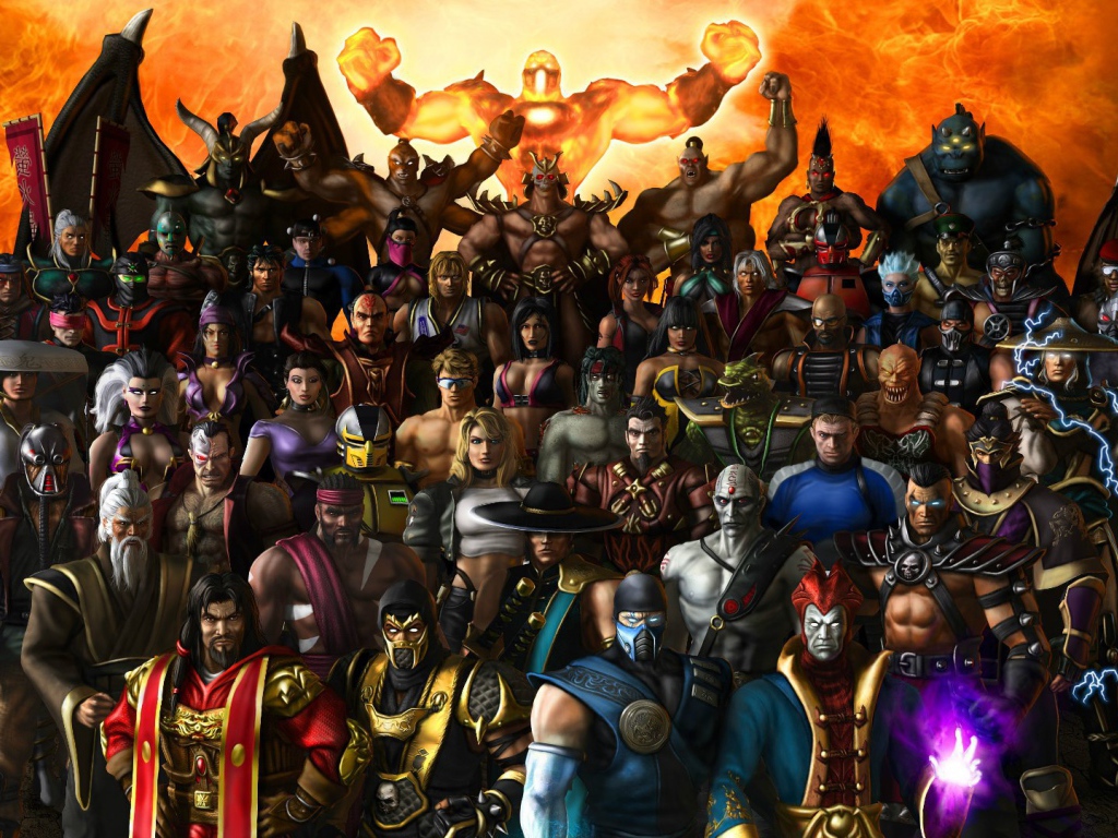 Все персонажи игры Mortal Kombat