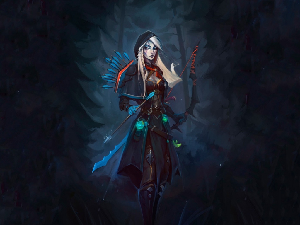 Лучница в игре Dota 2