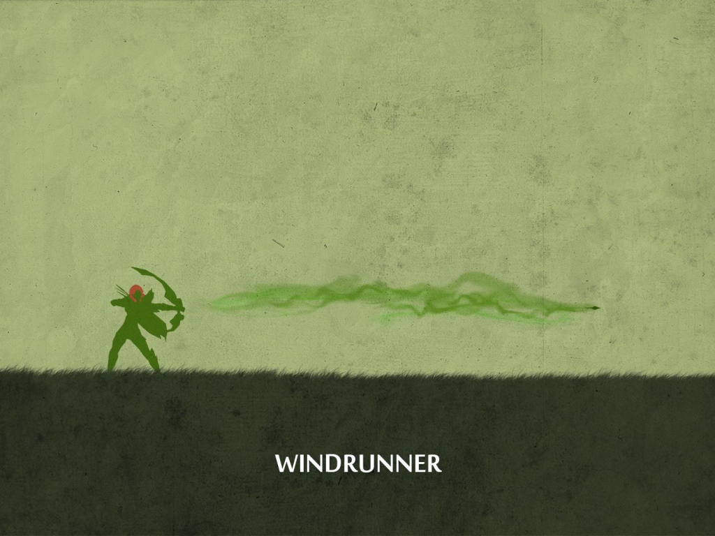 Лучник Windrunner из игры Дота