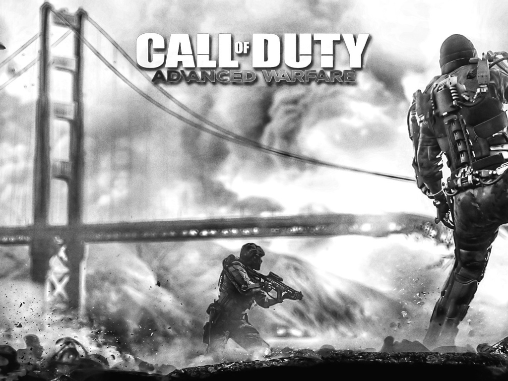 Красивая игра Call of Duty Advanced Warfare