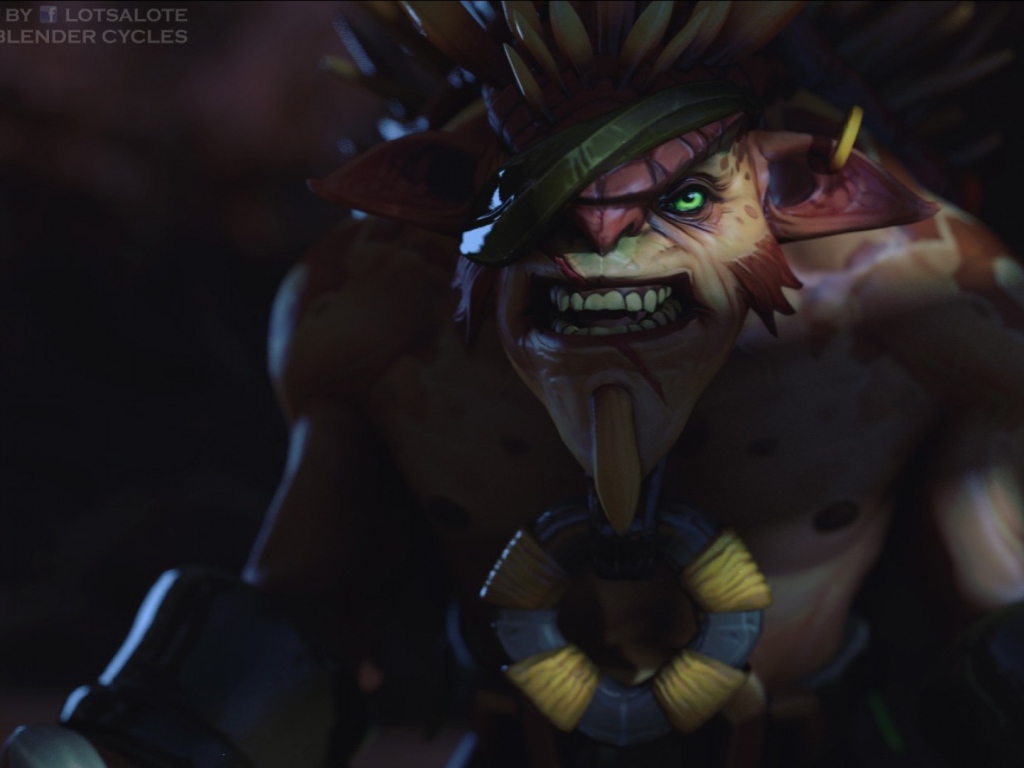 Бристербак из игры Dota 2