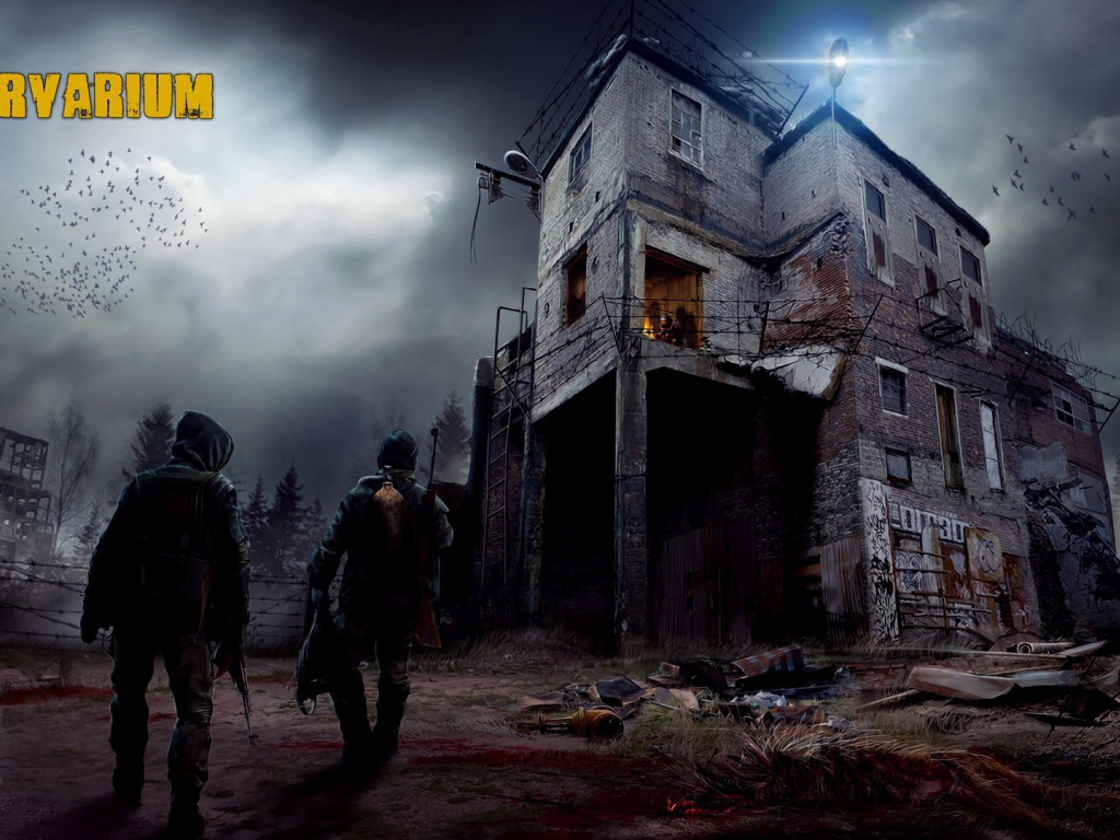 Разбитое здание в игре Survarium